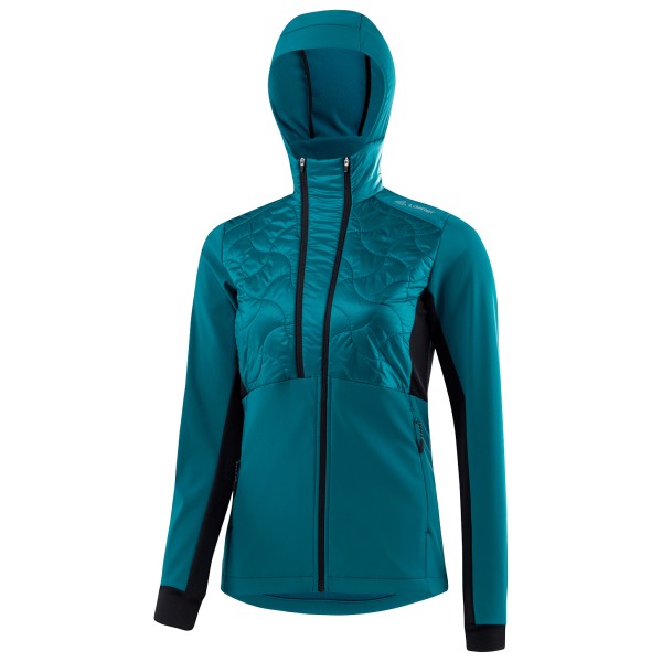 Löffler - Women's Hooded Hybridjacket Grace Primaloft60 - Langlaufjacke Gr 36;38;40;42;44;46 blau;schwarz von Löffler