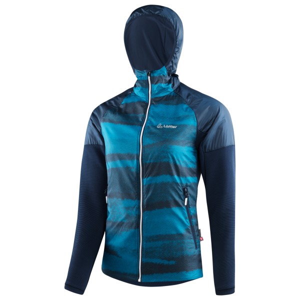Löffler - Women's Hooded Hybridjacket Lumina PL Active - Kunstfaserjacke Gr 34;36;38;40;42 blau;rot von Löffler