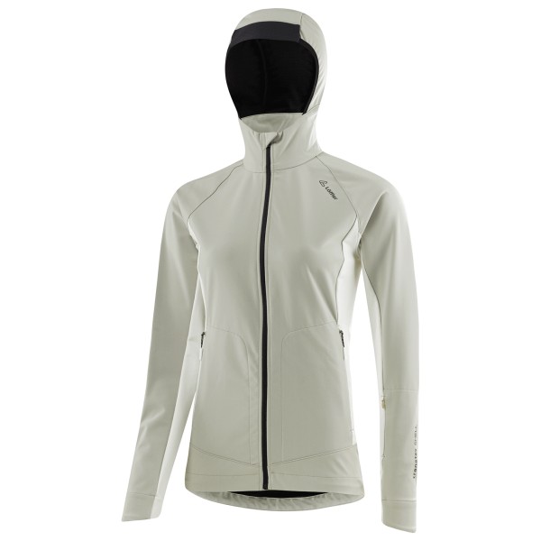 Löffler - Women's Hooded Jacket XC-Pure Transtex Shell - Langlaufjacke Gr 38;42;44 grau;rosa von Löffler