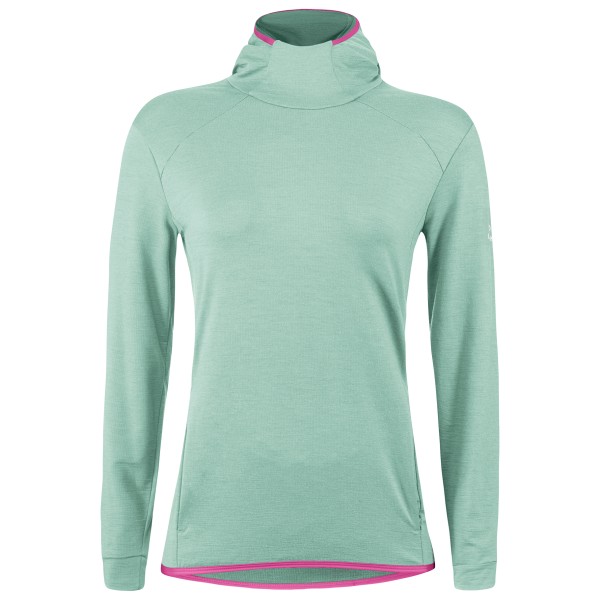 Löffler - Women's Hoody Transtex Merino Wool - Merinohoodie Gr 44 grün von Löffler