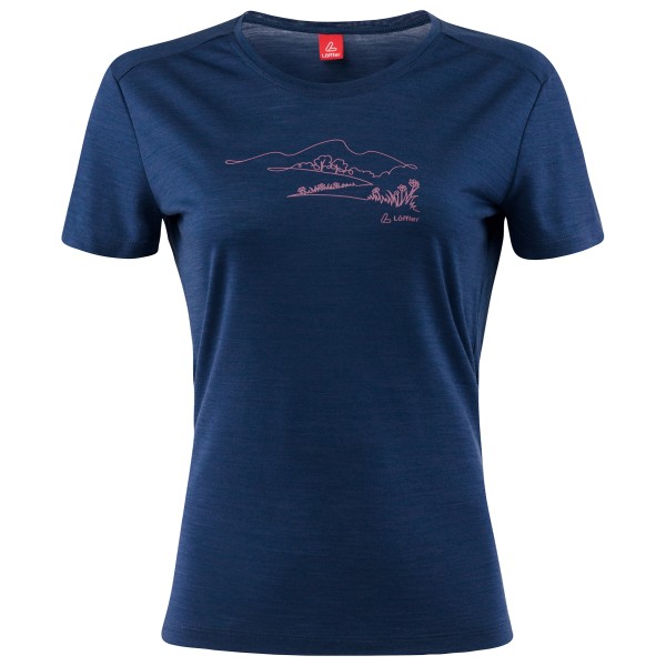 Löffler - Women's Printshirt Country Merino-Tencel - Merinoshirt Gr 42 blau Löffler - Women's Printshirt Country Merino-Tencel - Merinoshirt Gr 42 blau von Löffler