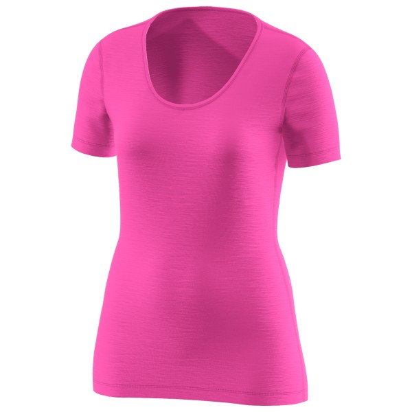 Löffler - Women's Shirt S/S Merino Light - Merinounterwäsche Gr 36 rosa von Löffler