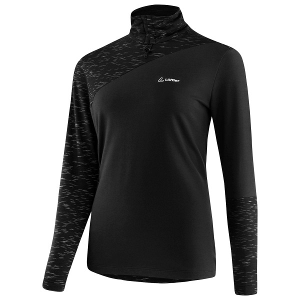 Löffler - Women's Turtleneck Starlit Transtex - Fleecepullover Gr 36 schwarz von Löffler