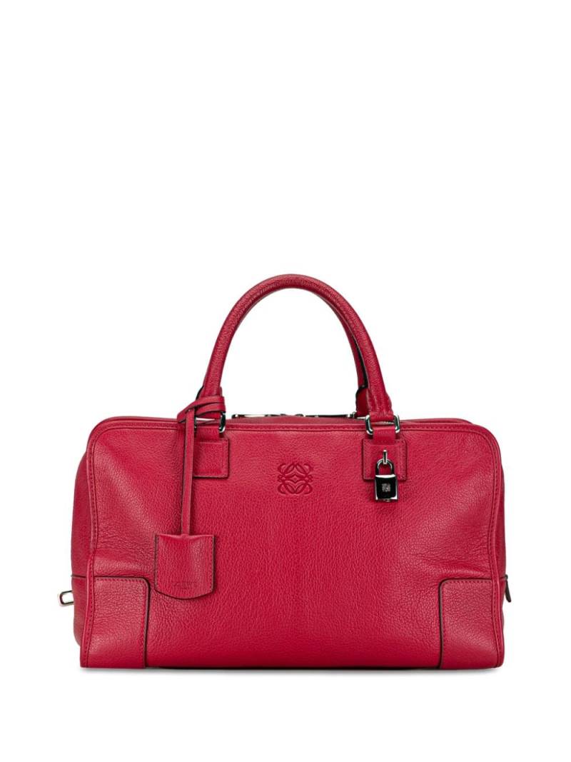 Loewe Pre-Owned 2000-2013 Leather Amazona 36 handbag - Red von Loewe Pre-Owned