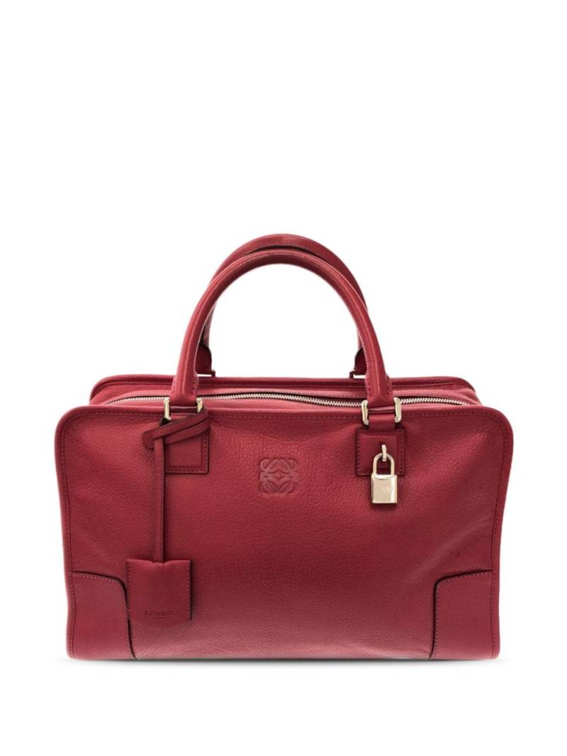 Loewe Pre-Owned 2000-2023 Leather Amazona 36 satchel - Red von Loewe Pre-Owned