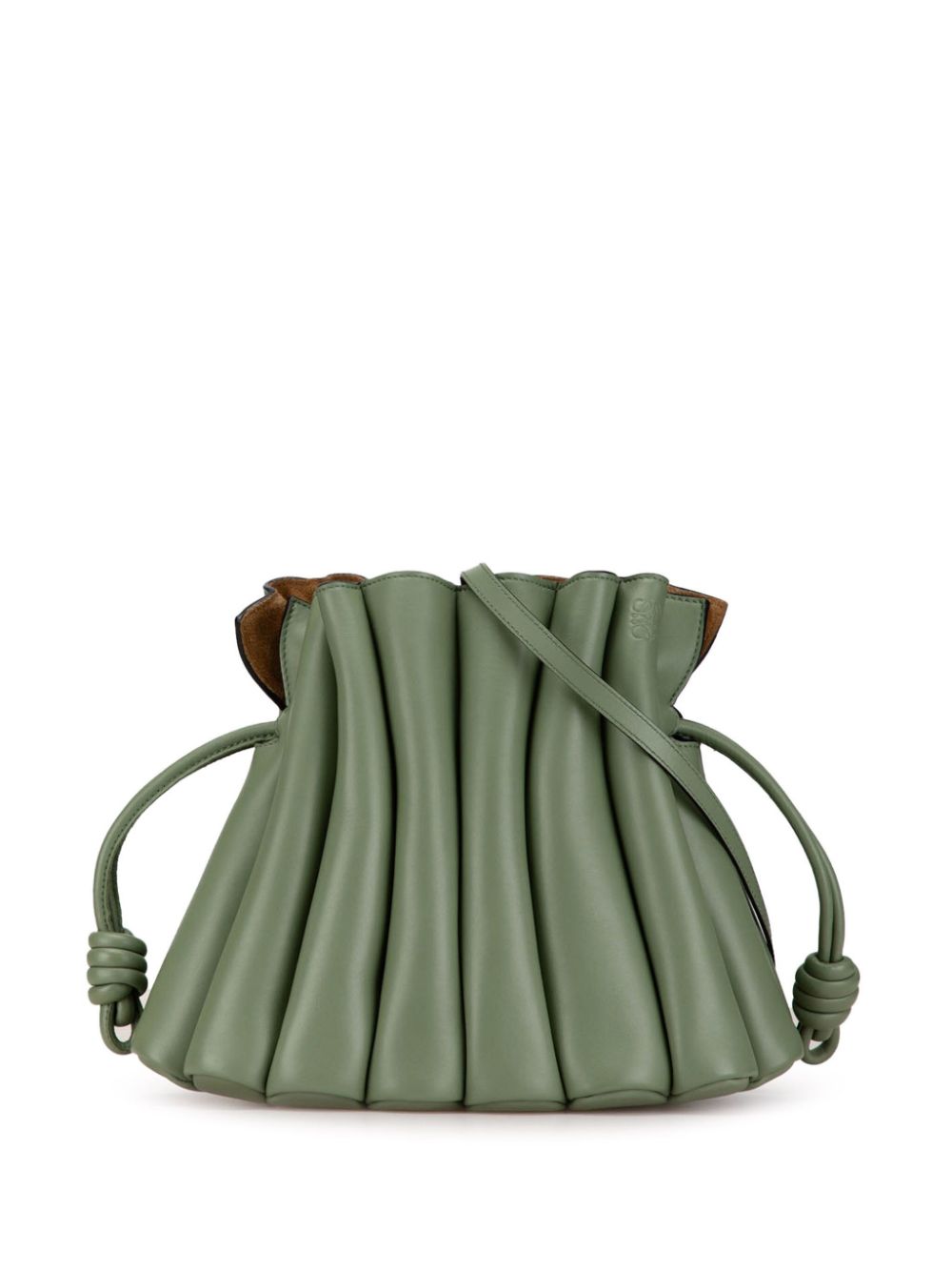 Loewe Pre-Owned 2010-2023 Calfskin Ondas Flamenco Knot crossbody bag - Green von Loewe Pre-Owned