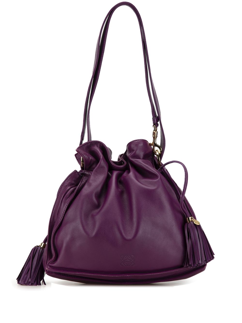 Loewe Pre-Owned 2010-2023 Flamenco Tassel crossbody bag - Purple von Loewe Pre-Owned