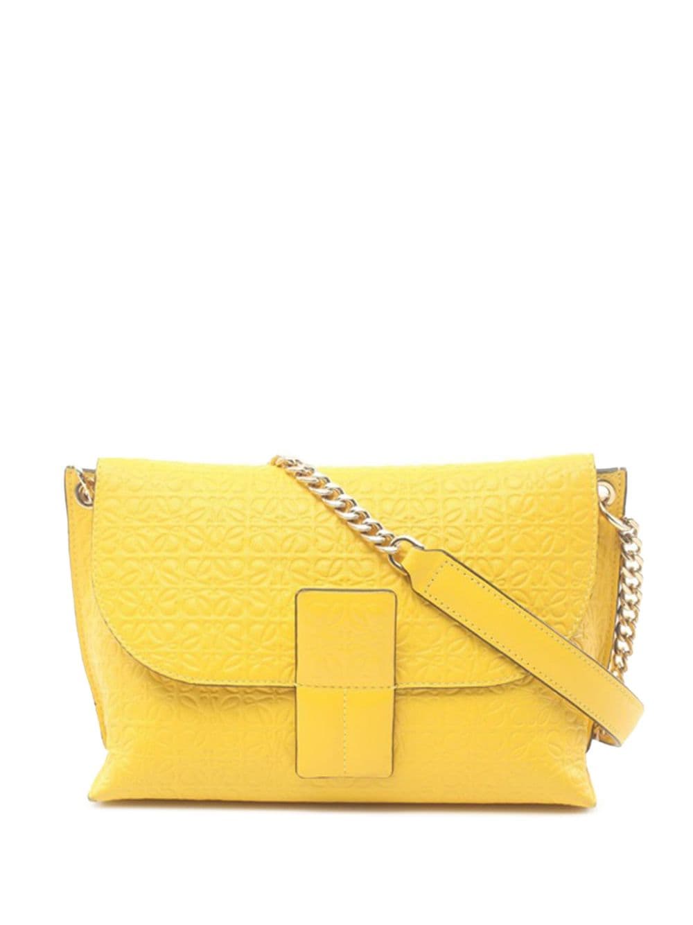 Loewe Pre-Owned 2010-2023 Repeat Anagram Avenue crossbody bag - Yellow von Loewe Pre-Owned