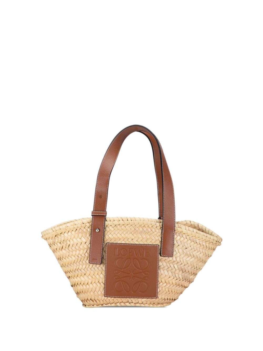 Loewe Pre-Owned 2010-2023 Small Raffia Basket tote bag - Brown von Loewe Pre-Owned