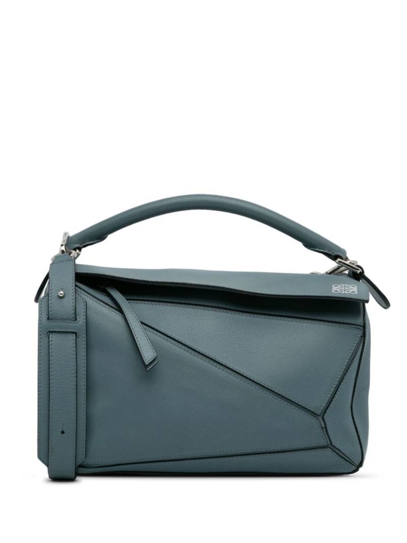 Loewe Pre-Owned 2010-2023 medium Puzzle two-way bag - Blue von Loewe Pre-Owned