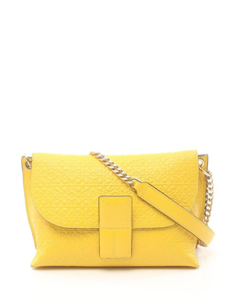 Loewe Pre-Owned 2010 Anagram Avenue shoulder bag - Yellow von Loewe Pre-Owned