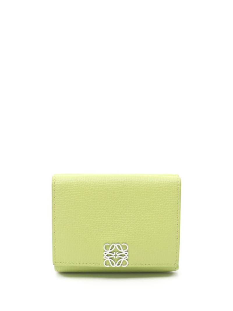 Loewe Pre-Owned 2010 Anagram tri-fold wallet - Green von Loewe Pre-Owned