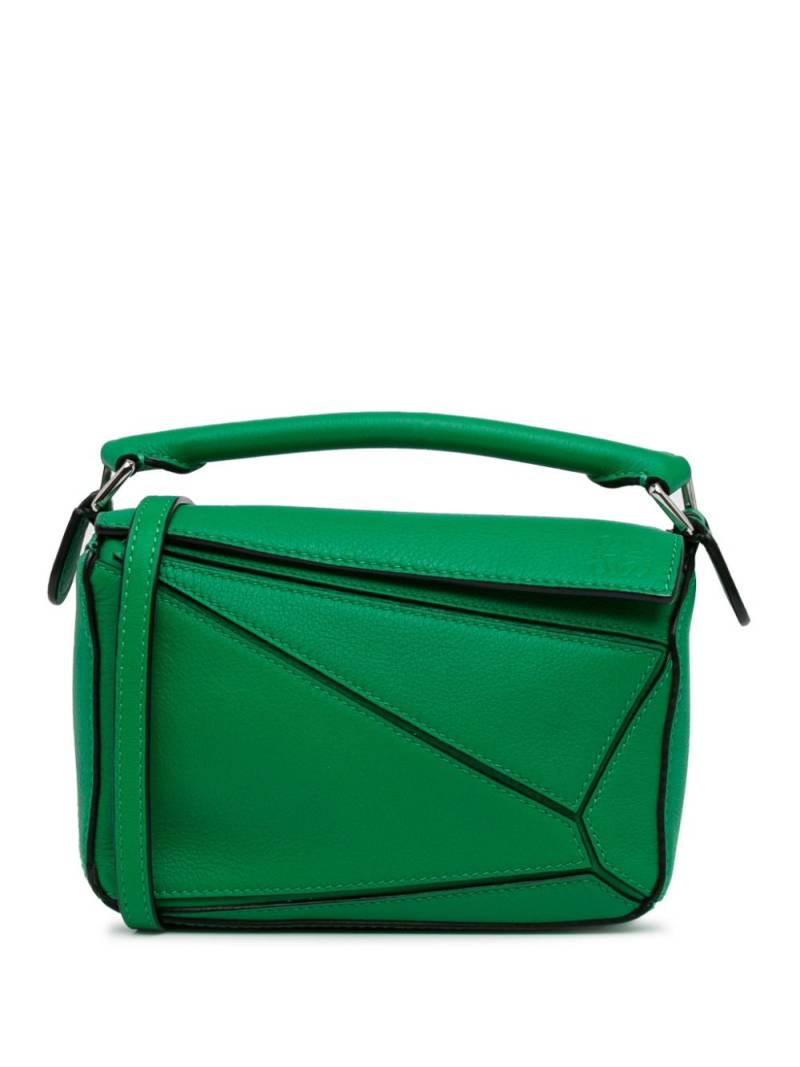 Loewe Pre-Owned 2010-present Mini Puzzle satchel - Green von Loewe Pre-Owned