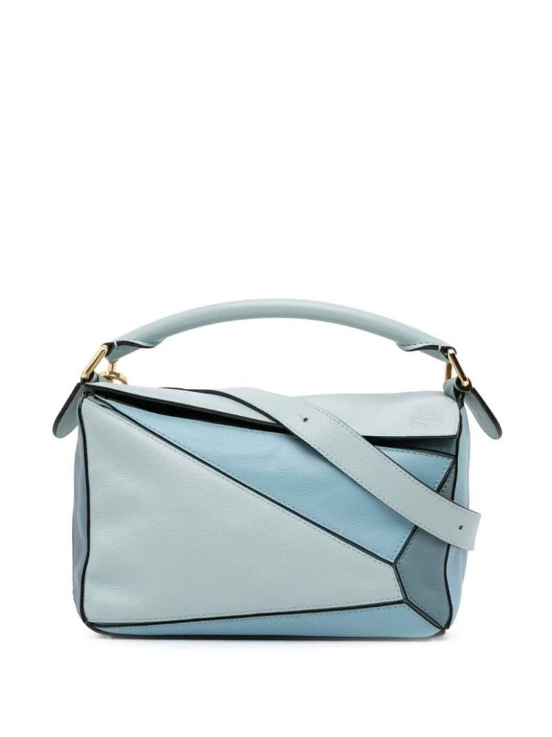 Loewe Pre-Owned 2014-2023 Small Tricolor Puzzle Bag satchel - Blue von Loewe Pre-Owned