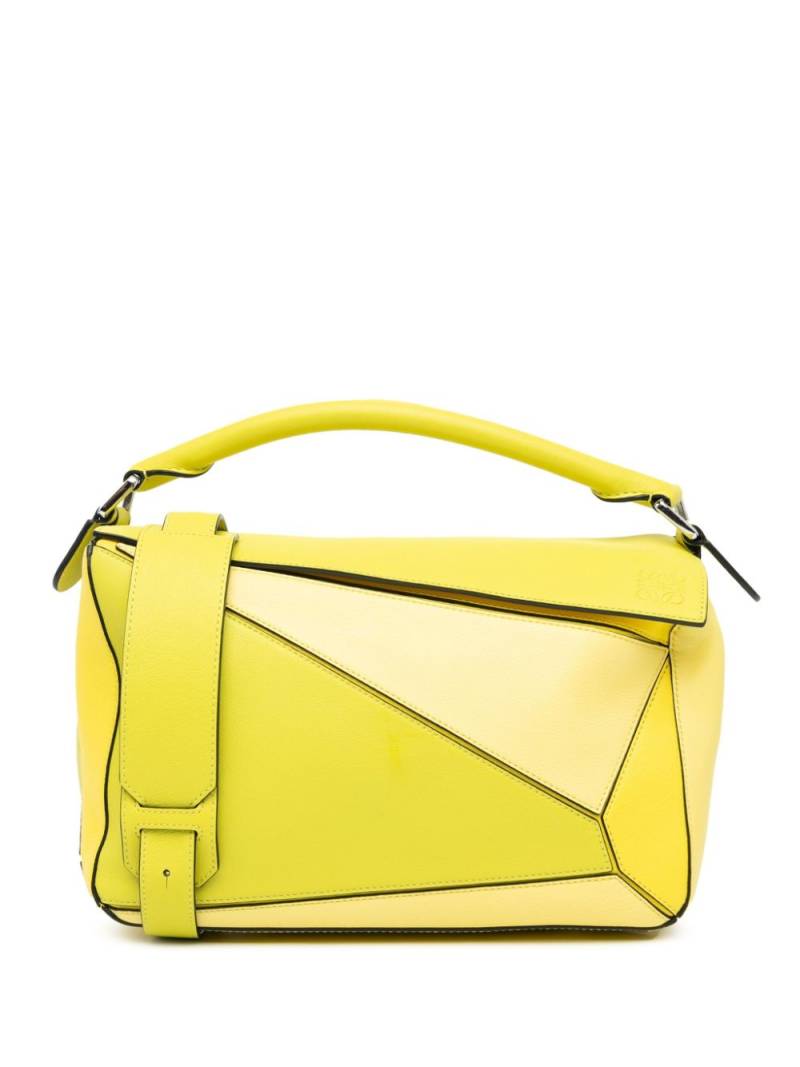 Loewe Pre-Owned 2017 Medium Puzzle Bag satchel - Yellow von Loewe Pre-Owned