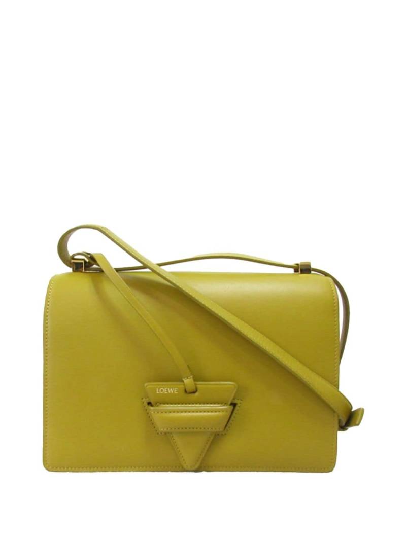 Loewe Pre-Owned 2018-2023 Small Leather Barcelona crossbody bag - Yellow von Loewe Pre-Owned