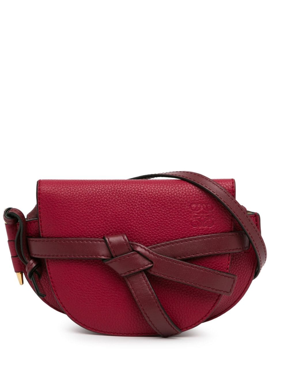 Loewe Pre-Owned 2018 Mini Leather Gate crossbody bag - Red von Loewe Pre-Owned