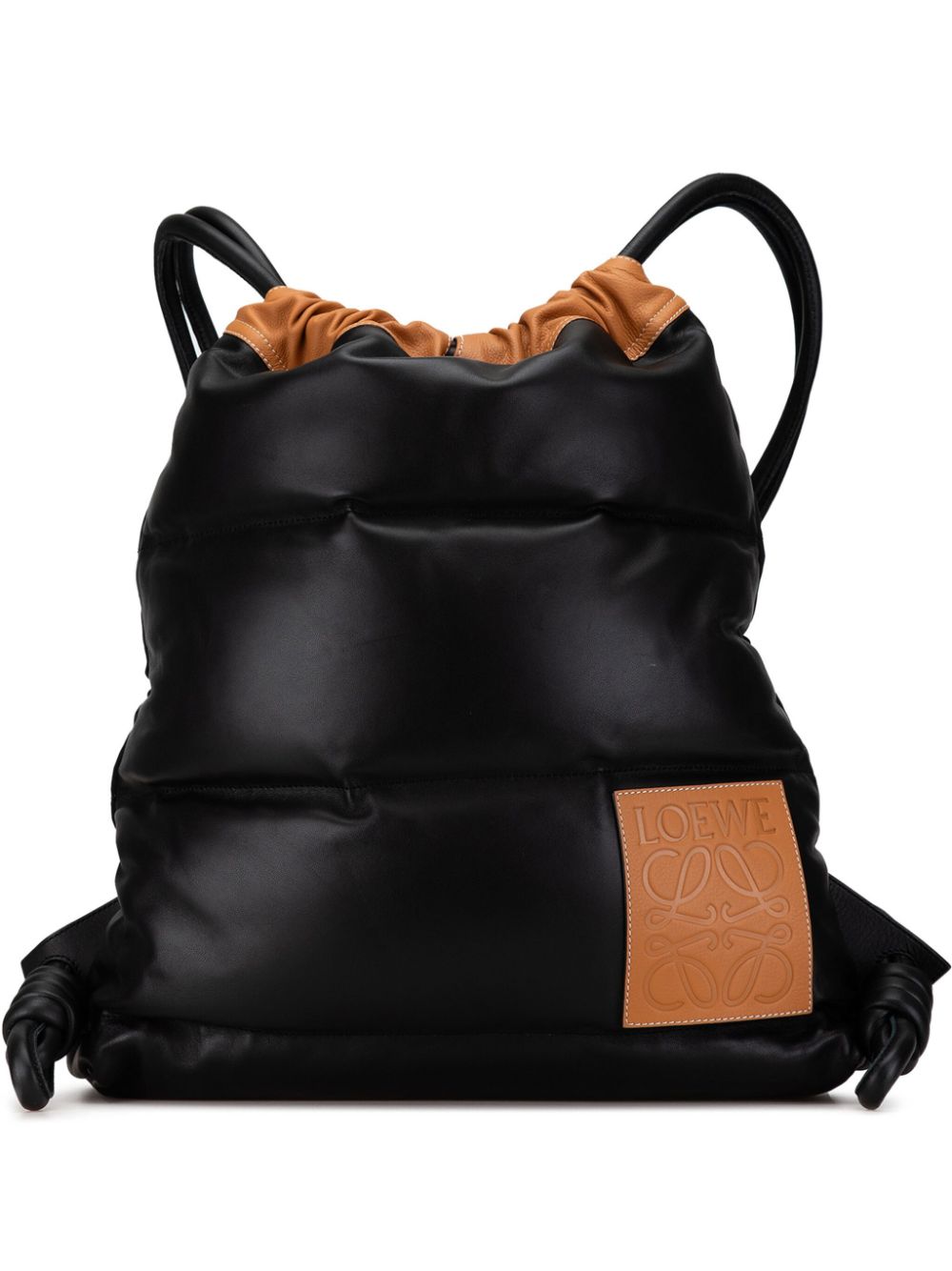 Loewe Pre-Owned 2019-2023 Nappa Yago Puffy backpack - Black von Loewe Pre-Owned