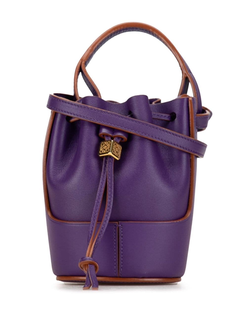 Loewe Pre-Owned 2021 Nano Balloon bucket bag - Purple von Loewe Pre-Owned