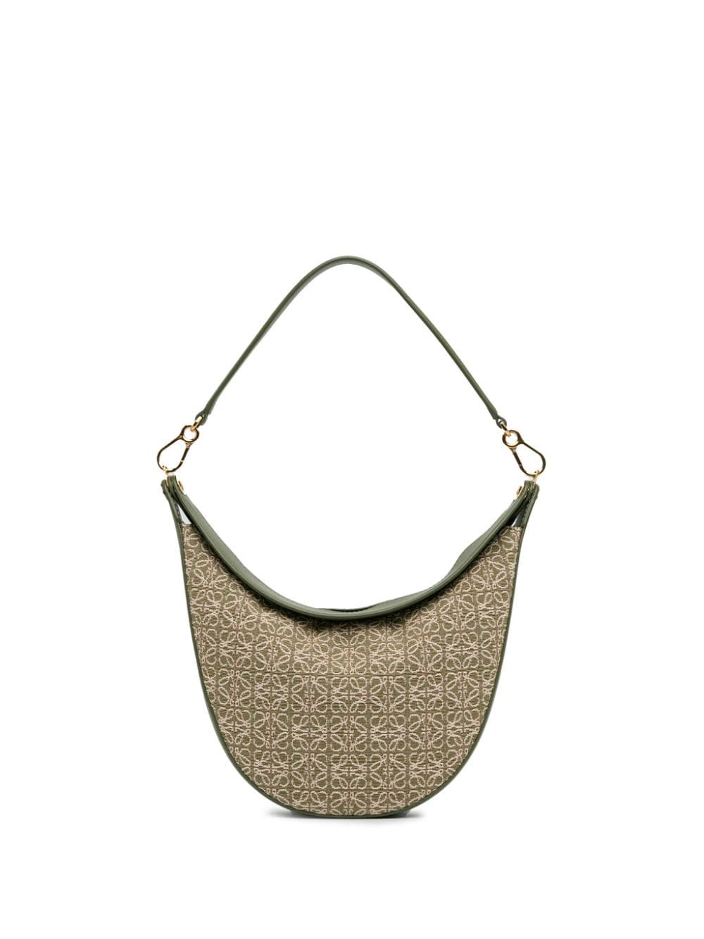 Loewe Pre-Owned 2022 Anagram Canvas Luna hobo bag - Green von Loewe Pre-Owned