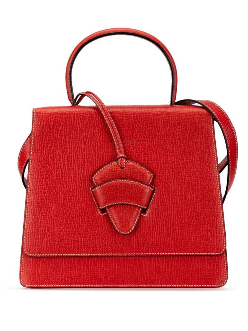 Loewe Pre-Owned 21th Century Leather Barcelona satchel - Red von Loewe Pre-Owned