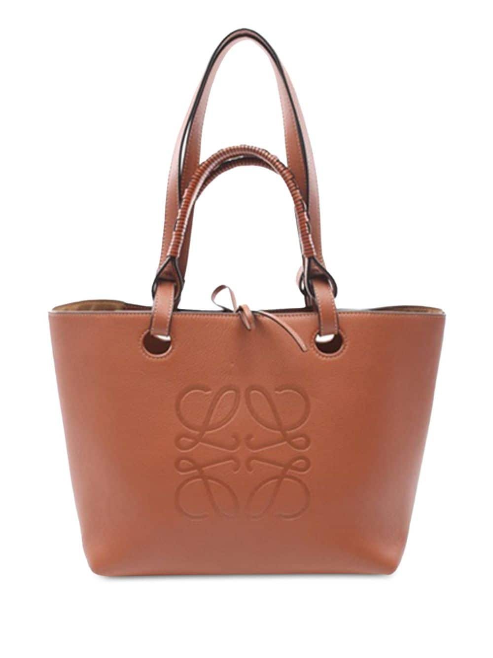 Loewe Pre-Owned 21th Century Small Anagram Tote satchel - Brown von Loewe Pre-Owned