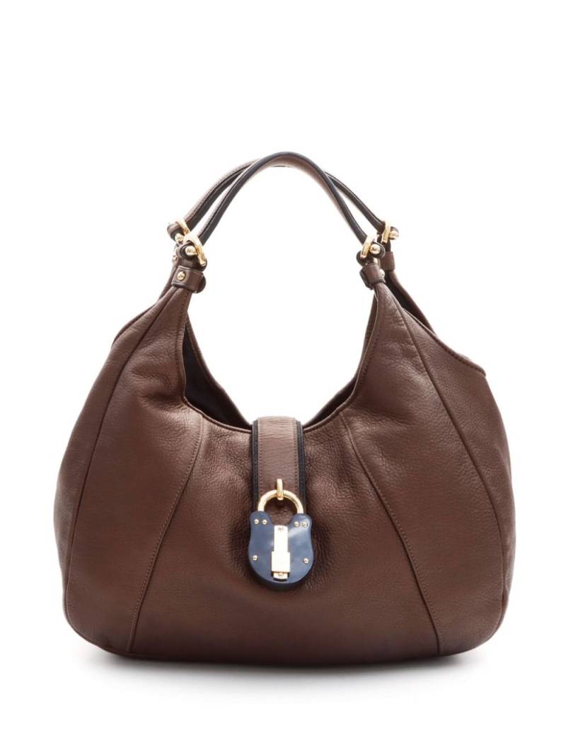 Loewe Pre-Owned Calle shoulder bag - Brown von Loewe Pre-Owned