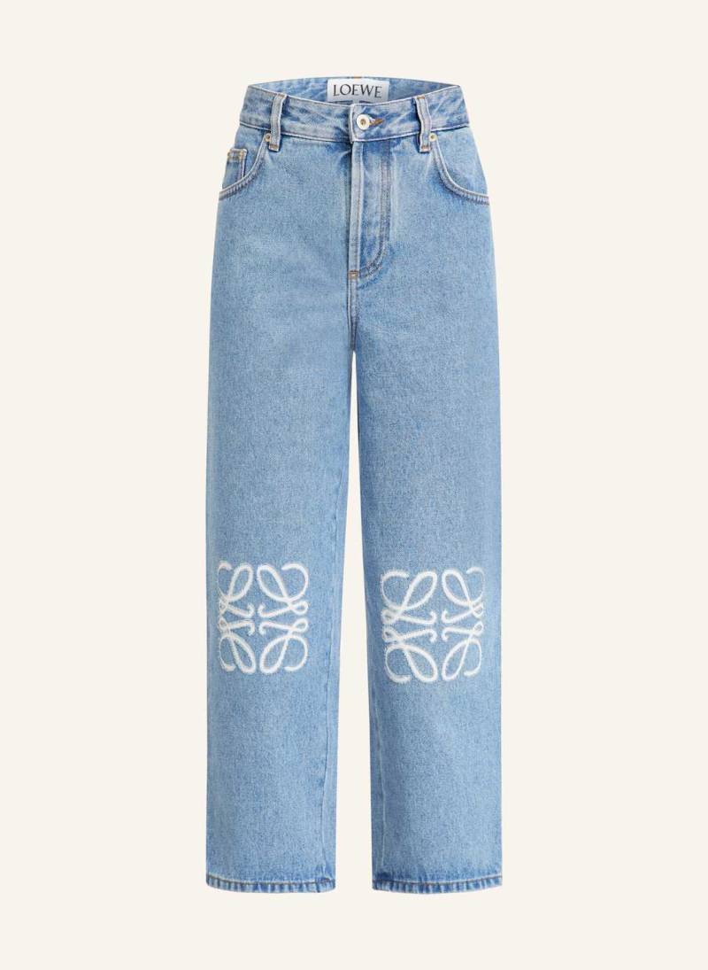 Loewe 7/8-Jeans Anagram blau von Loewe