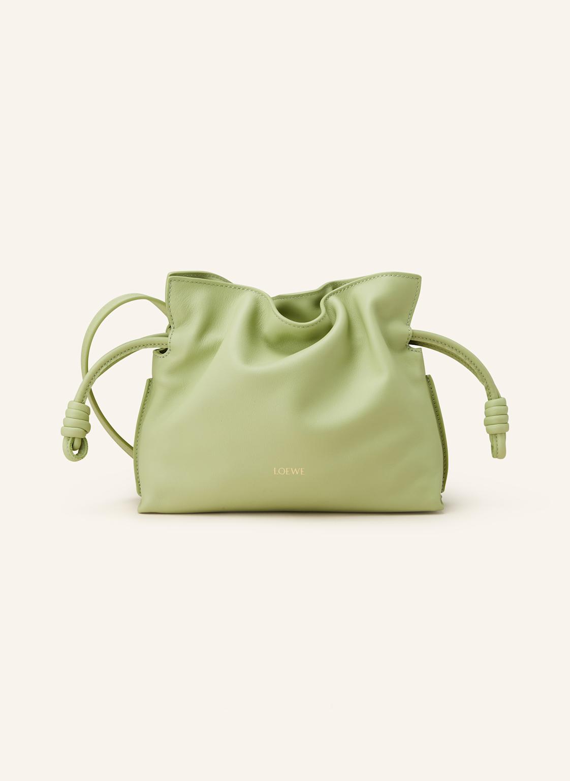 Loewe Clutch Flamenco Mini gruen Loewe Clutch Flamenco Mini gruen von Loewe