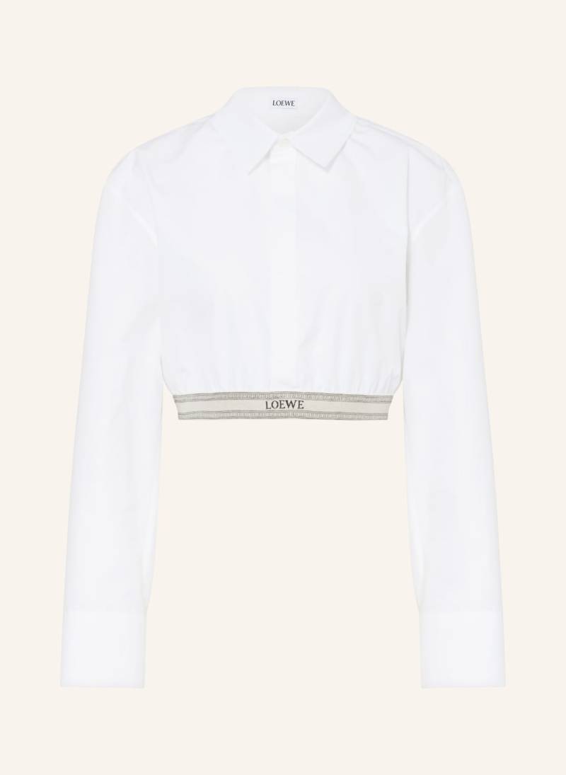 Loewe Cropped-Blusenshirt weiss von Loewe