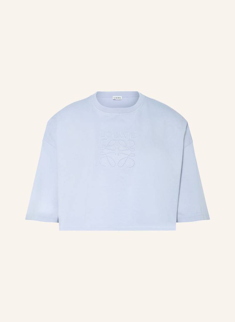 Loewe Cropped-Shirt blau von Loewe