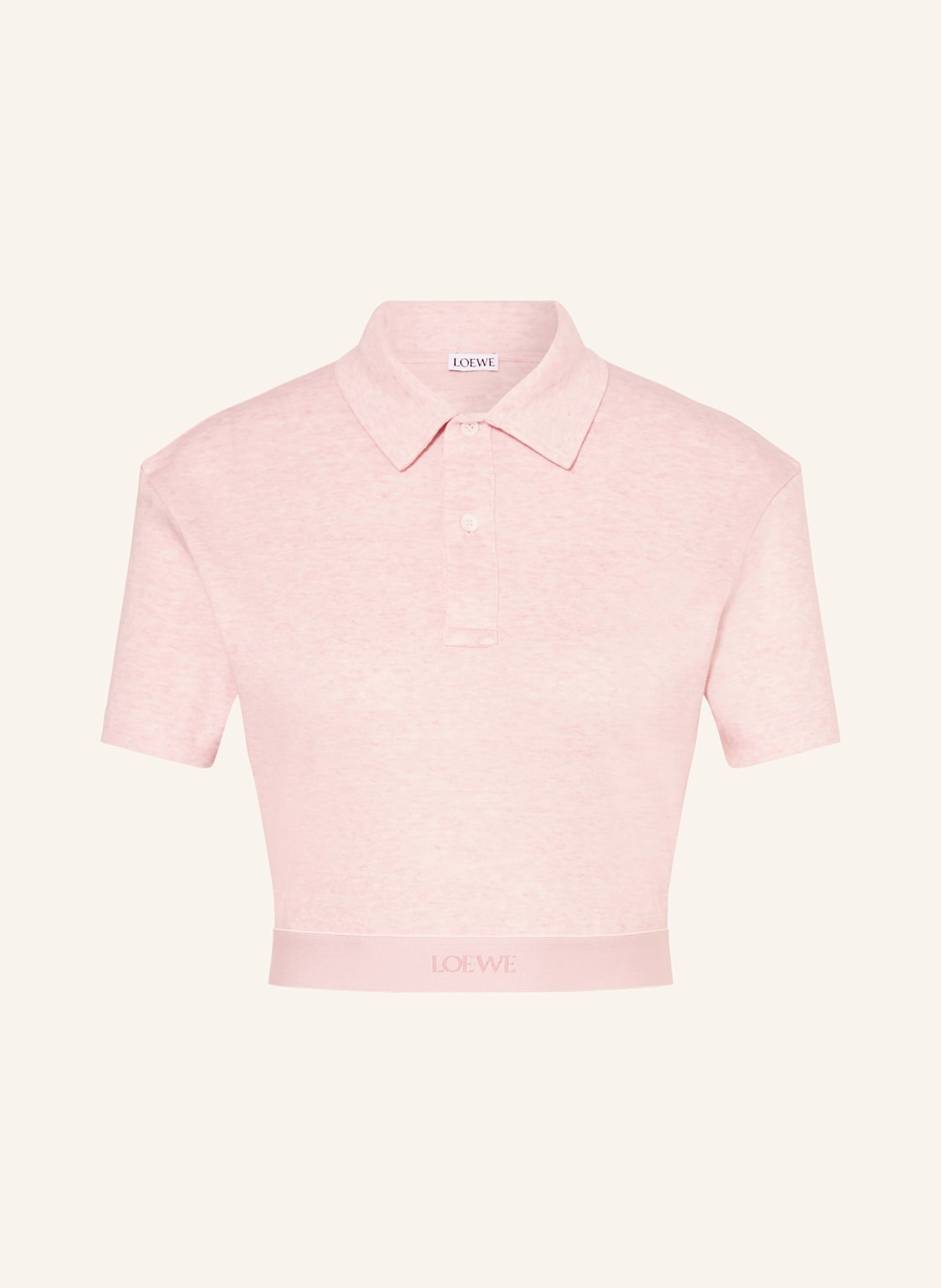 Loewe Cropped-Strickshirt rosa Loewe Cropped-Strickshirt rosa von Loewe