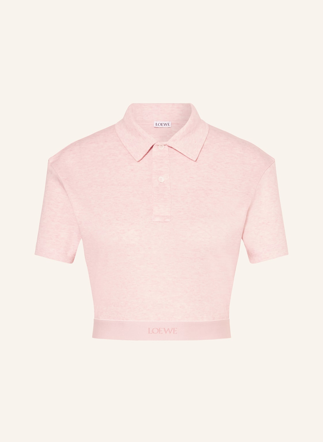 Loewe Cropped-Strickshirt rosa von Loewe