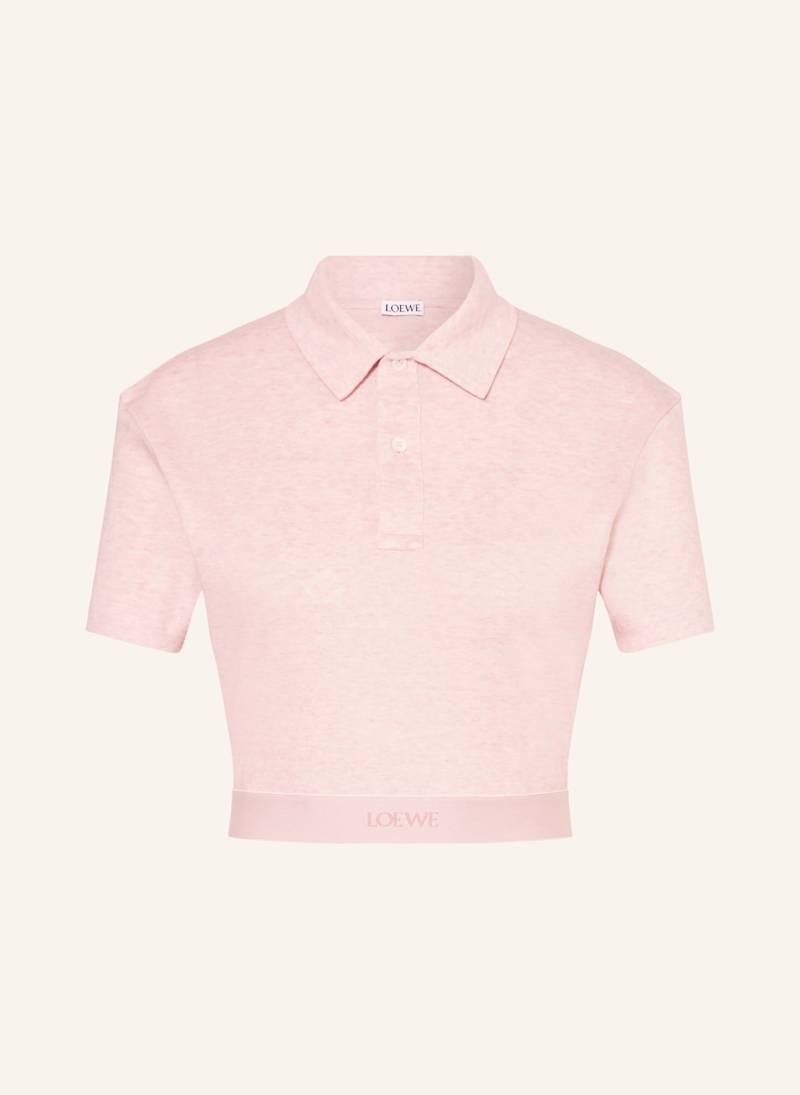 Loewe Cropped-Strickshirt rosa von Loewe