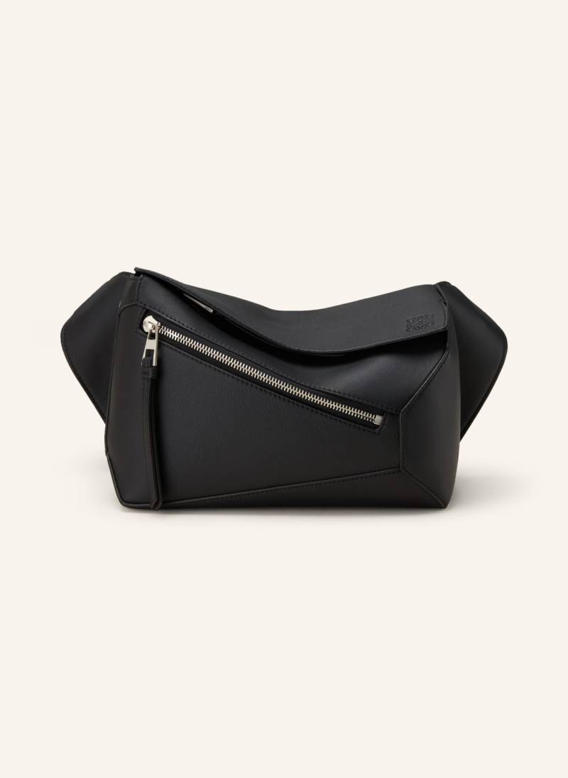 Loewe Gürteltasche Puzzle Edge schwarz von Loewe