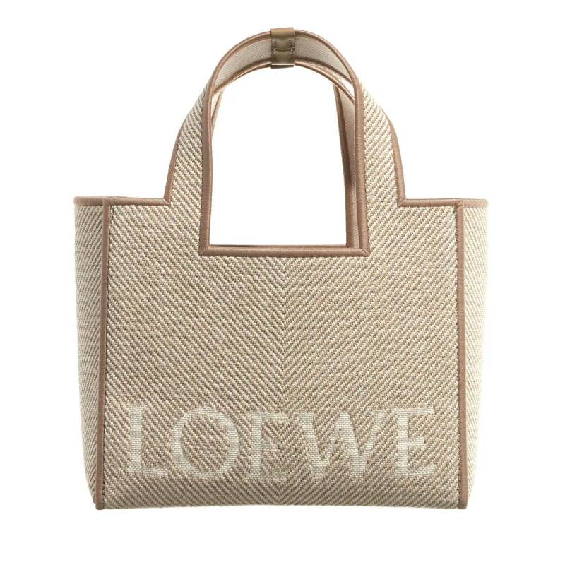 Loewe Handtasche - Font Tote Small Bag - Gr. unisize - in Beige - für Damen von Loewe