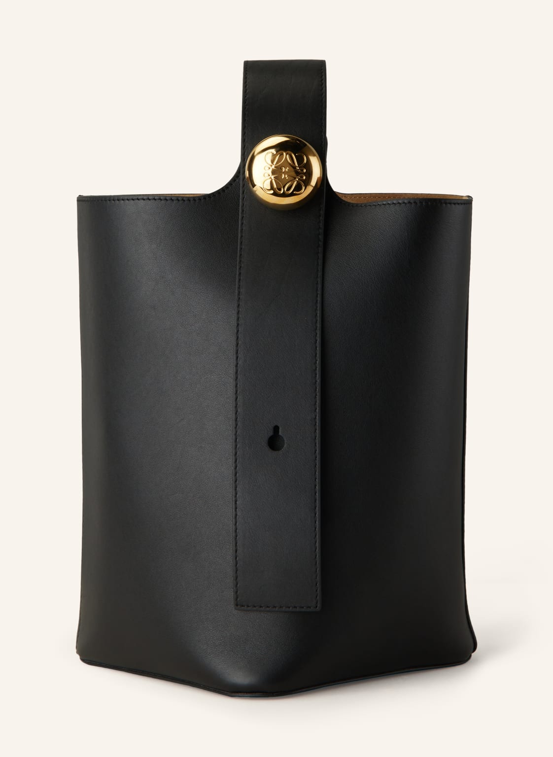 Loewe Handtasche Pebble Bucket Medium schwarz von Loewe