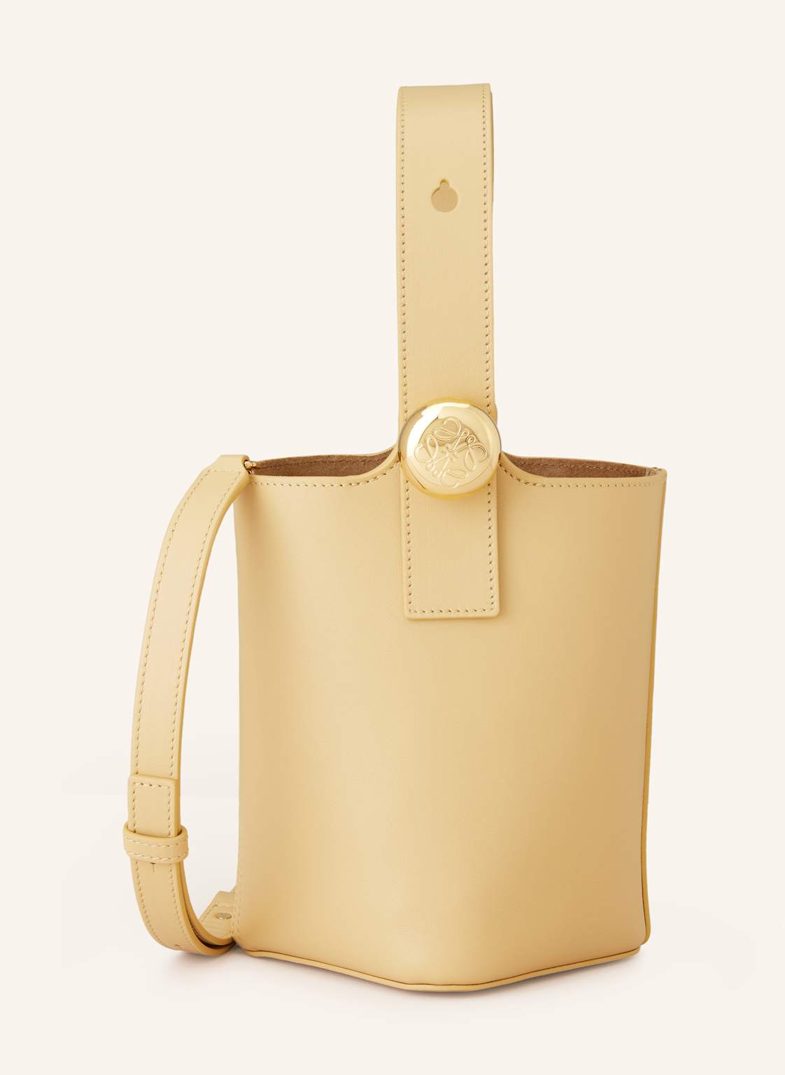 Loewe Handtasche Pebble Bucket Mini gelb von Loewe