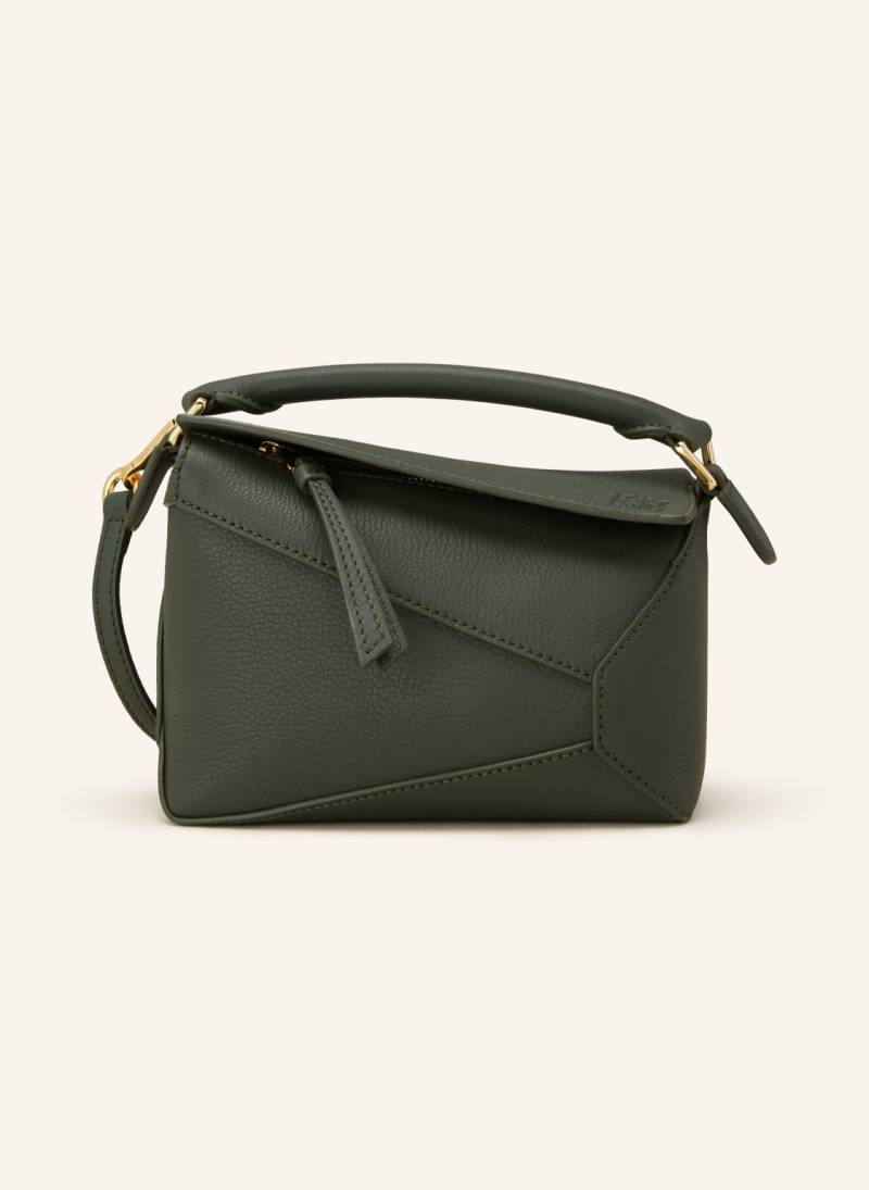 Loewe Handtasche Puzzle Edge Mini gruen von Loewe