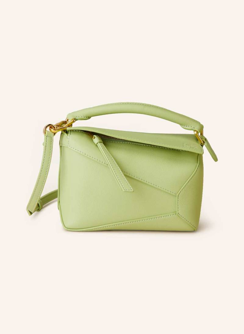 Loewe Handtasche Puzzle Edge Mini gruen von Loewe