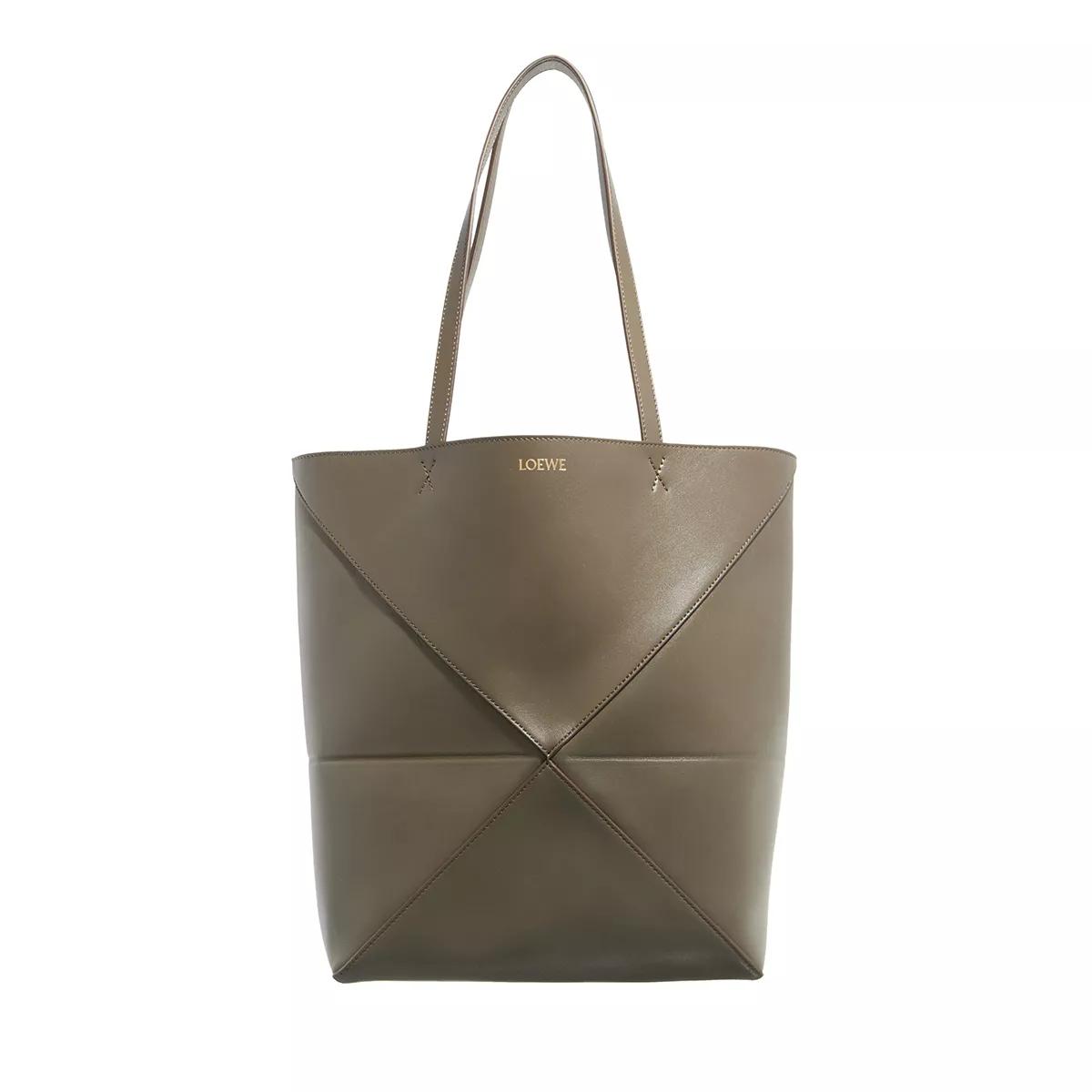 Loewe Handtasche - Puzzle Fold Tote Calfskin - Gr. unisize - in Grün - für Damen von Loewe