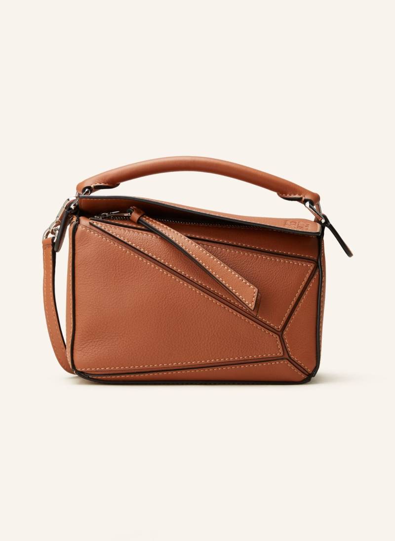 Loewe Handtasche Puzzle Mini braun von Loewe