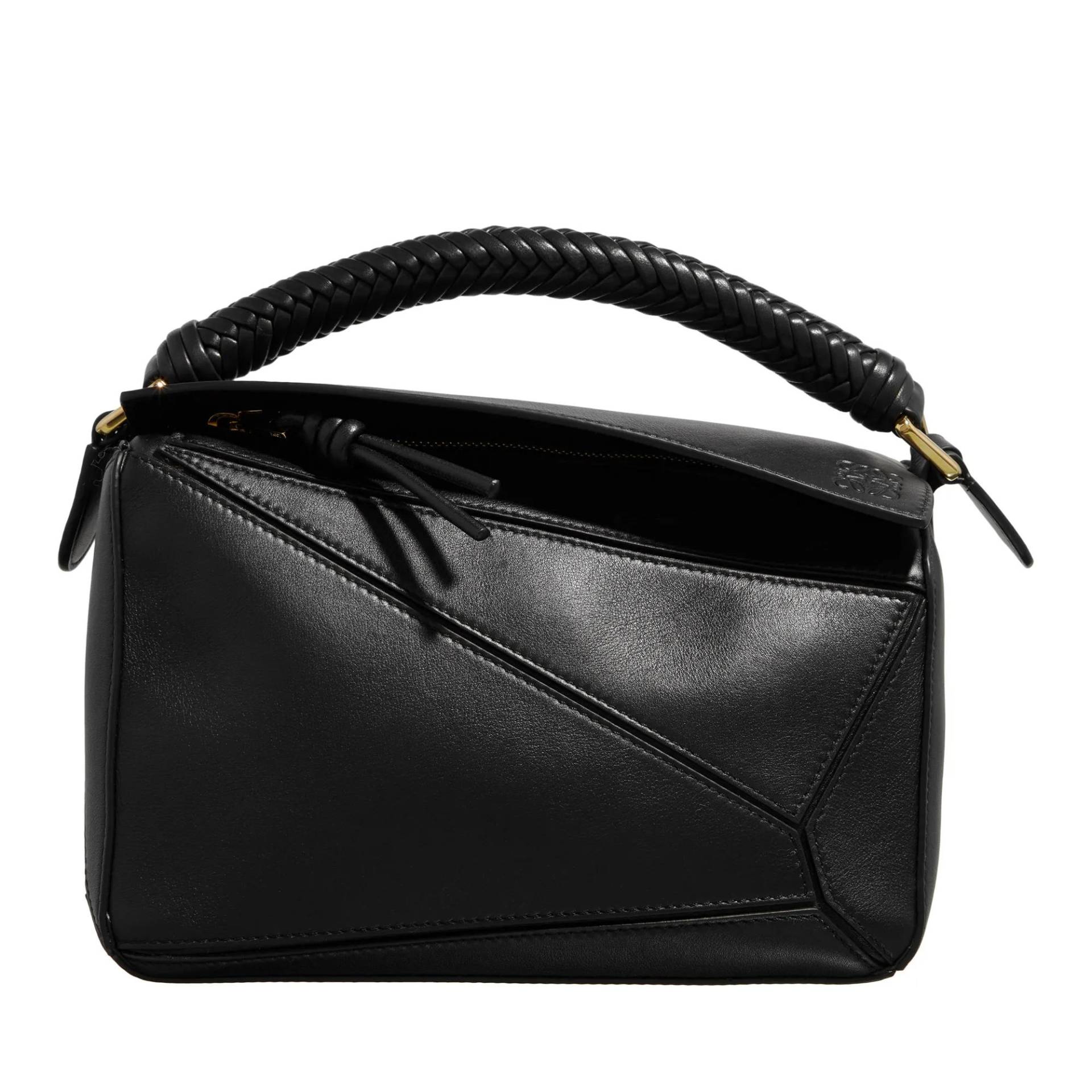 Loewe Handtasche - Puzzle Small Woven Bag - Gr. unisize - in Schwarz - für Damen von Loewe