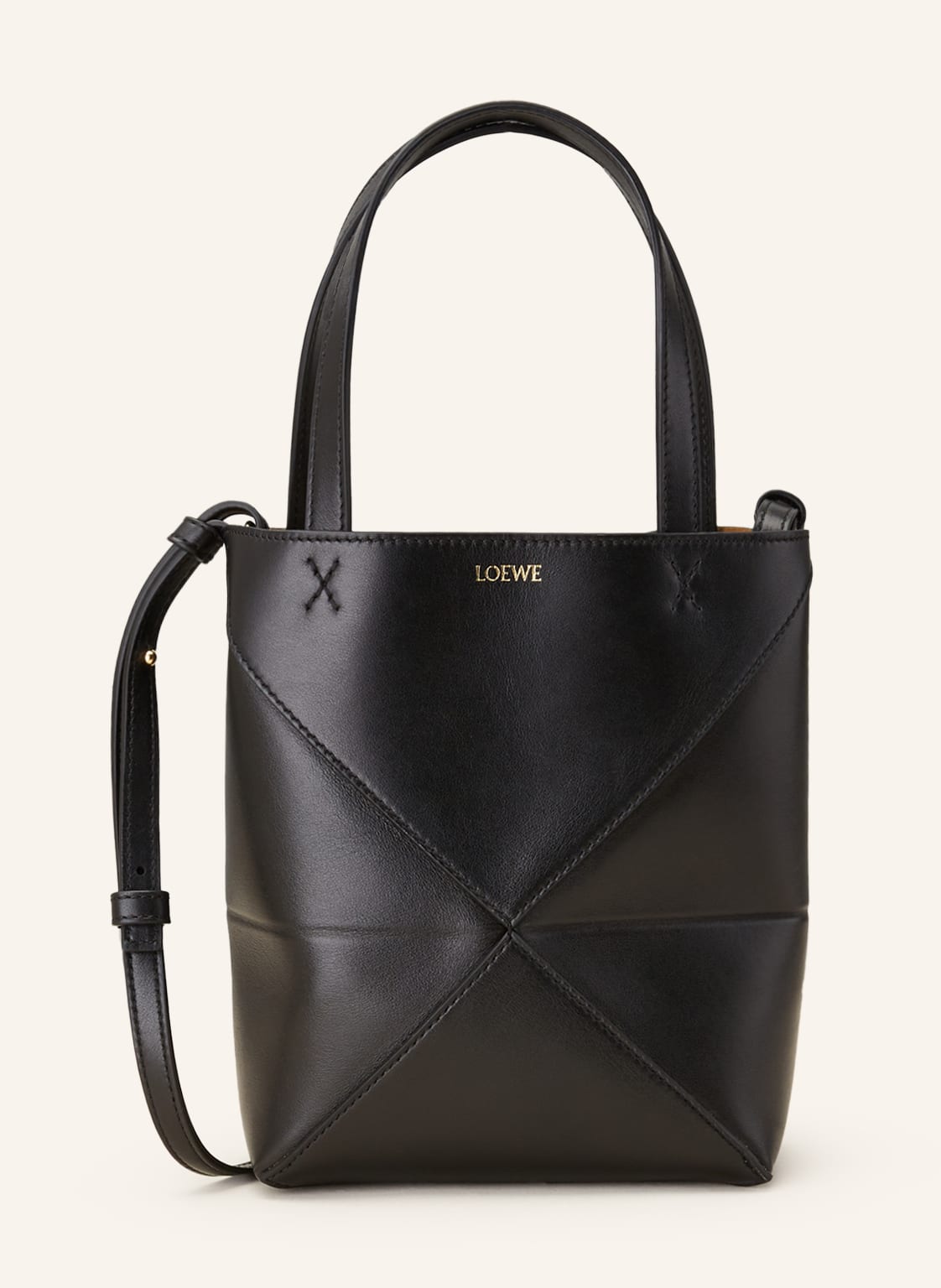 Loewe Handtasche Puzzle Tote Mini schwarz Loewe Handtasche Puzzle Tote Mini schwarz von Loewe