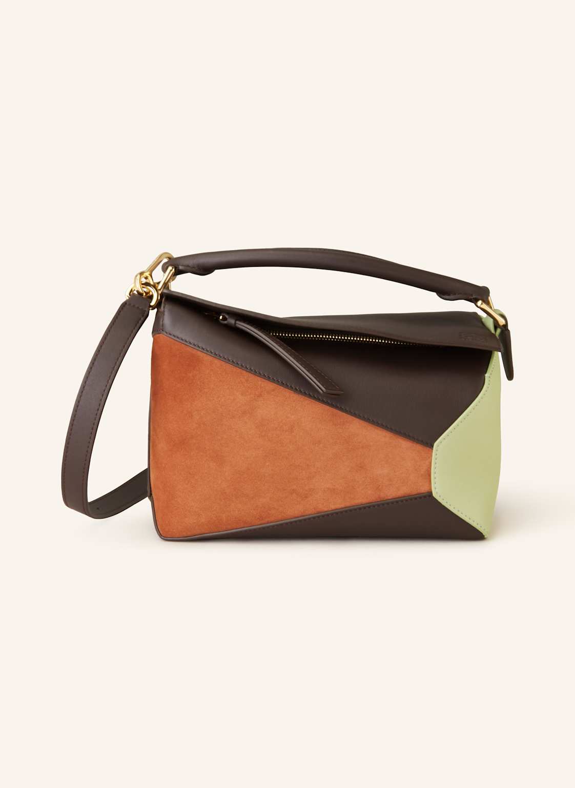 Loewe Handtaschen Puzzle Edge Small braun Loewe Handtaschen Puzzle Edge Small braun von Loewe