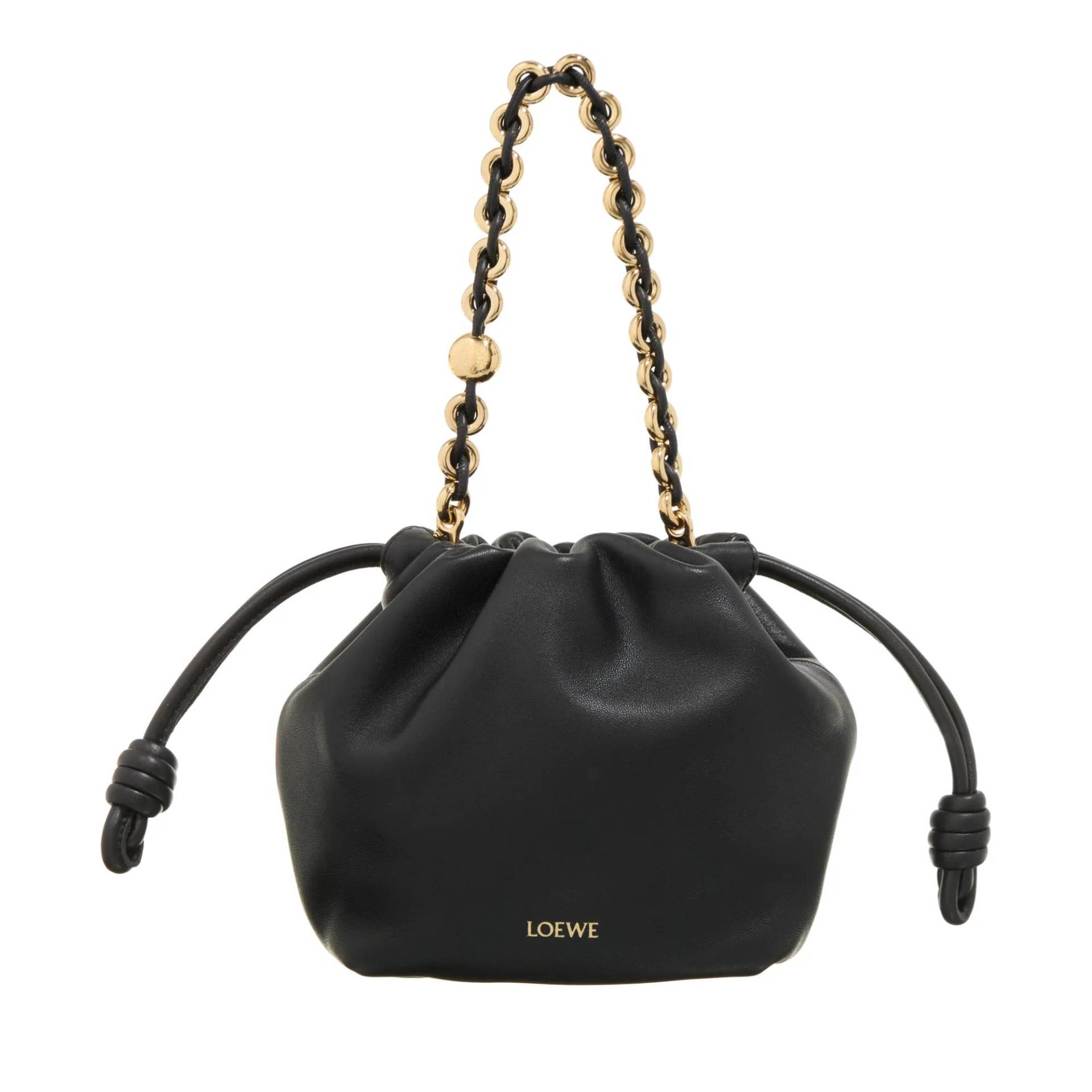 Loewe Henkeltasche - Flamenco Purse Mini Bag - Gr. unisize - in Schwarz - für Damen von Loewe