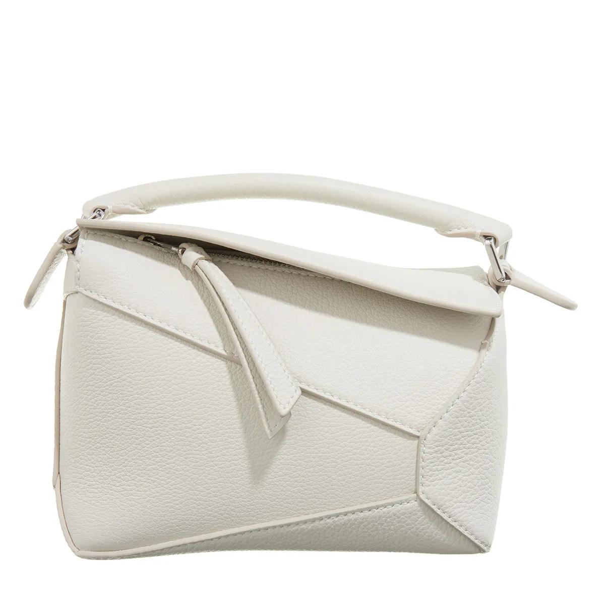 Loewe Henkeltasche - Puzzle Fold Tote Calfskin - Gr. unisize - in Creme - für Damen von Loewe