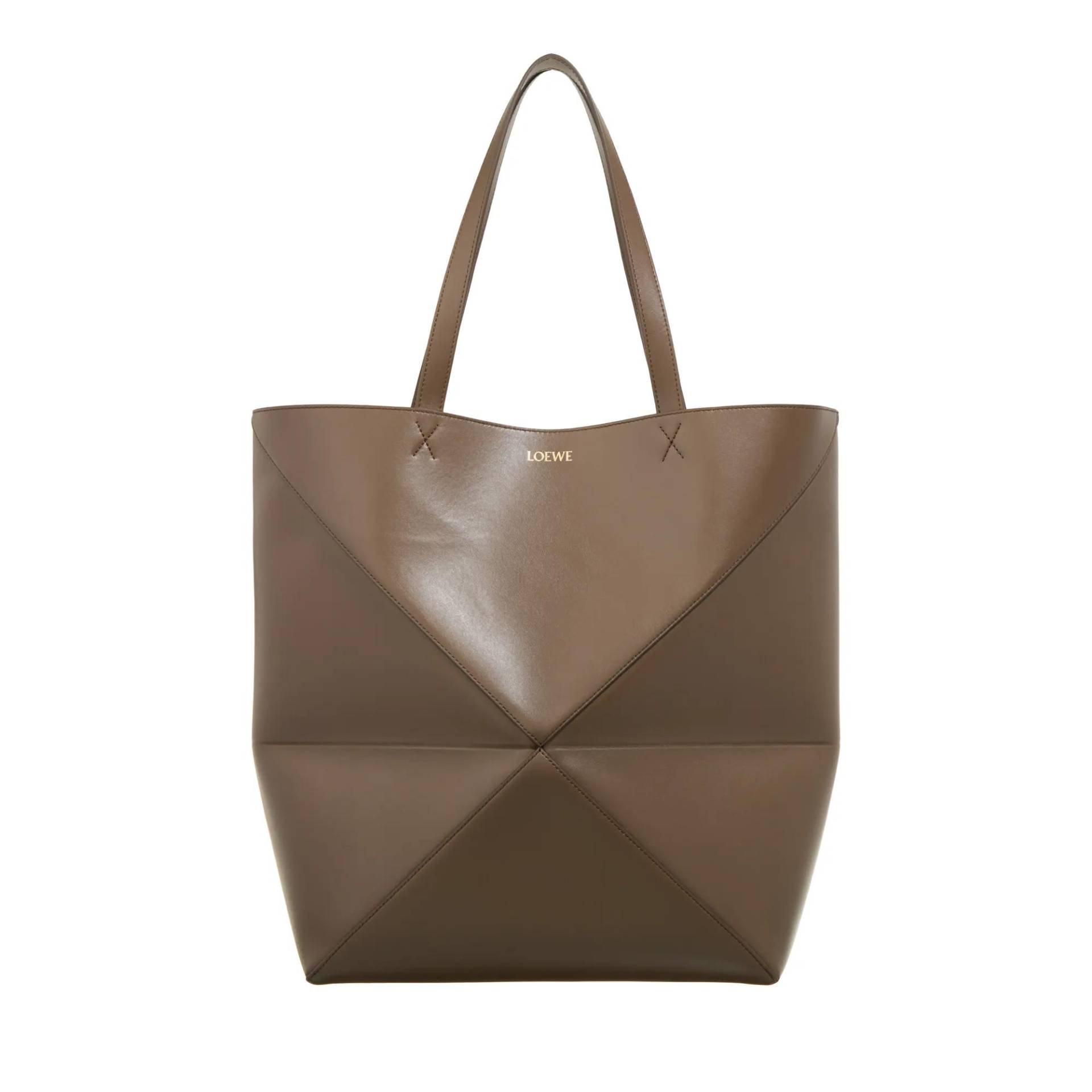 Loewe Henkeltasche - Shopping Large Puzzle Fold Bag - Gr. unisize - in Braun - für Damen von Loewe