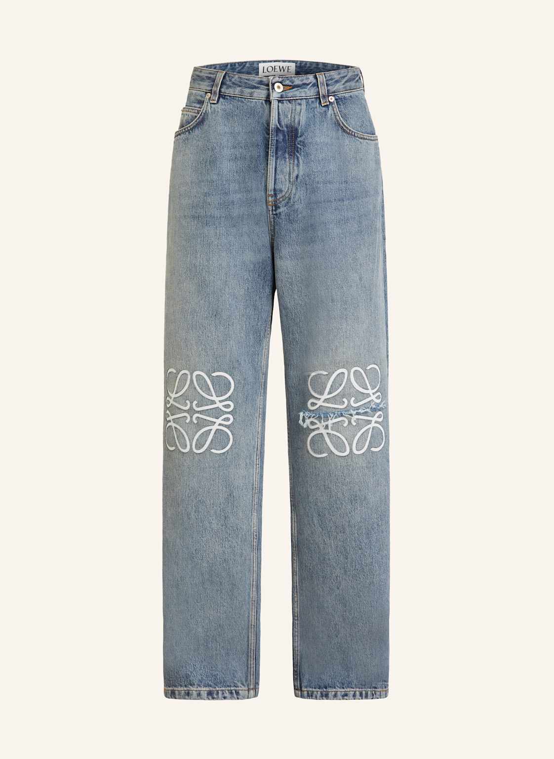 Loewe Jeans Anagram Relaxed Fit blau Loewe Jeans Anagram Relaxed Fit blau von Loewe
