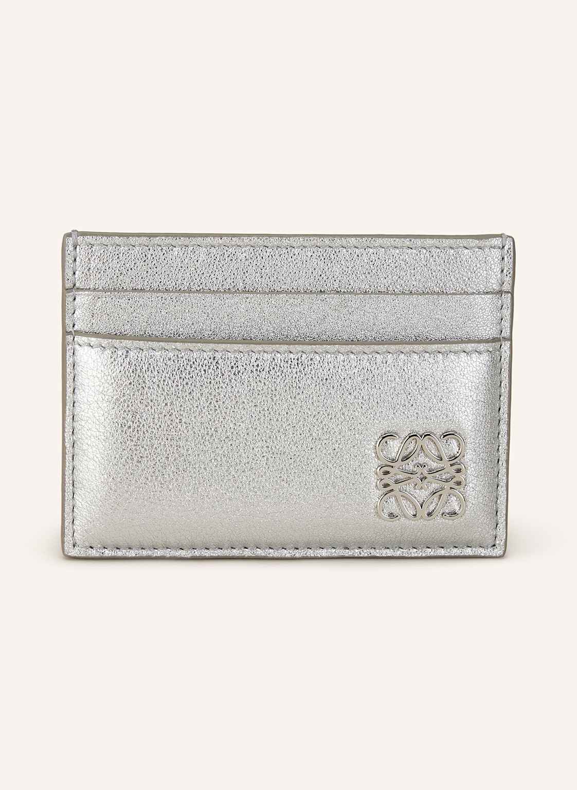 Loewe Kartenetui Puffer Anagram silber Loewe Kartenetui Puffer Anagram silber von Loewe